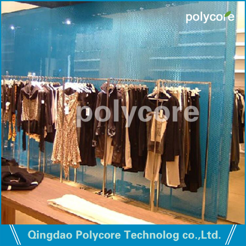 PC Honeycomb sandwich panel as partition wall