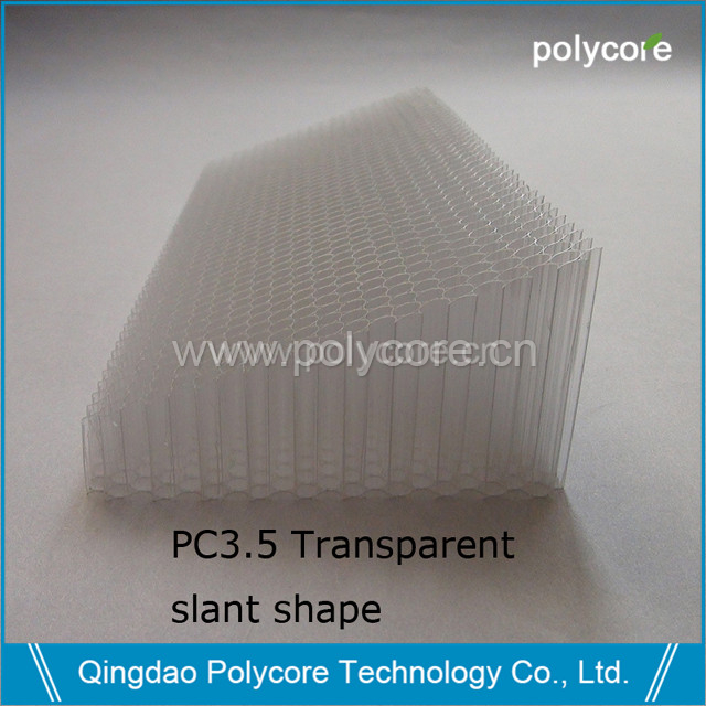 PC honeycomb air flow straightener for commercial refrigeration display showcase 