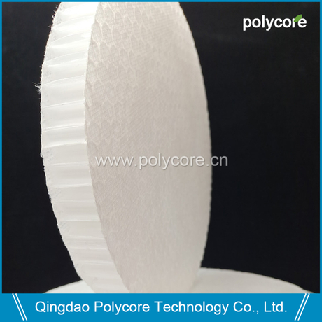 PP honeycomb sheet with round shape act as structual material for shaping in special applications 