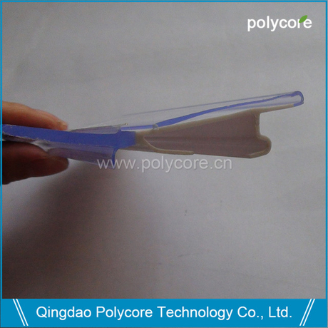 PVC price holder for commercial refrigeration display showcase with different shape