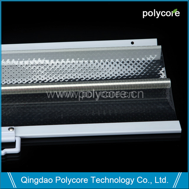 transparent double roll night blind for commercial refrigeration vertical display showcase